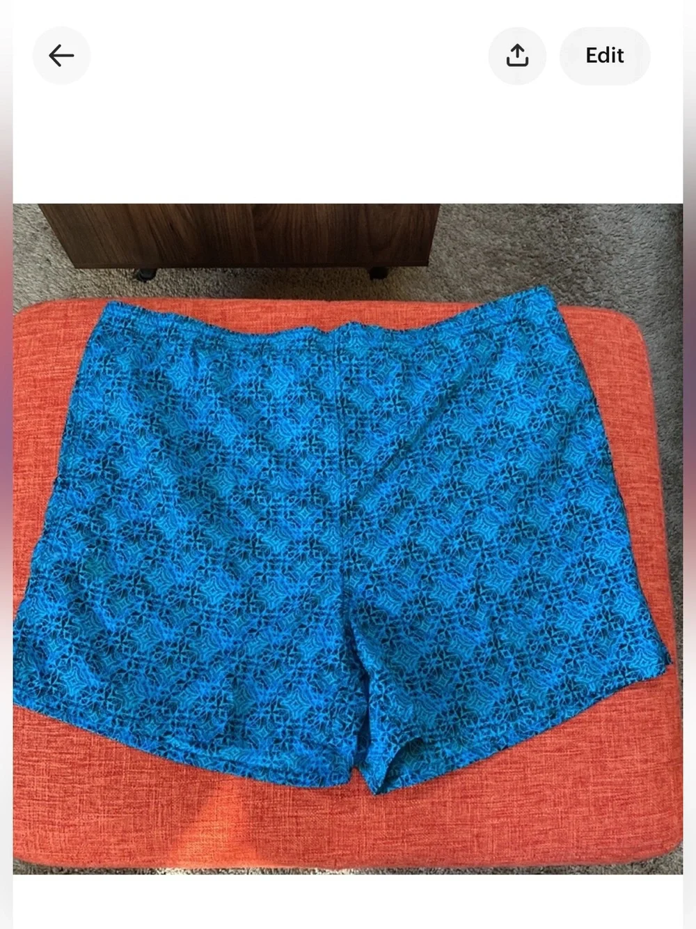 VTG 80’s 90’s Abstract Mens Swimsuit Bathing Swim Suit Shorts